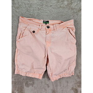 Men's Size 34 Slim Fit Chino Shorts Peach Light Coral Colour